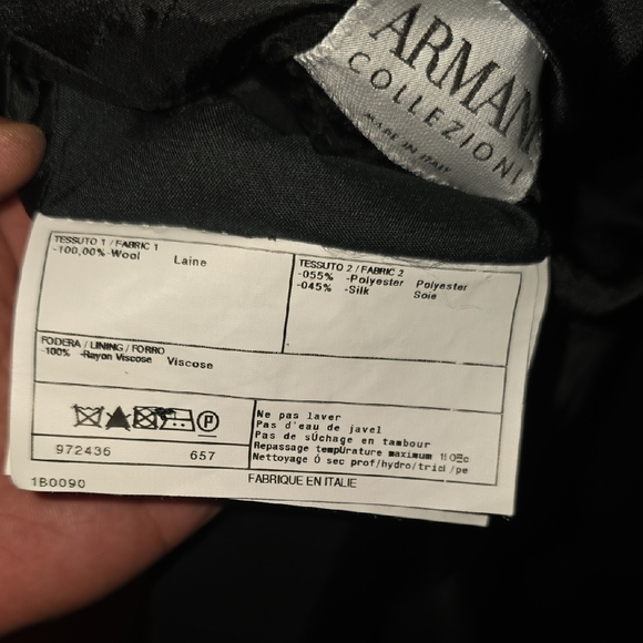 Armani Collezioni Black Tuxedos Premium Wool - Picture 11 of 14